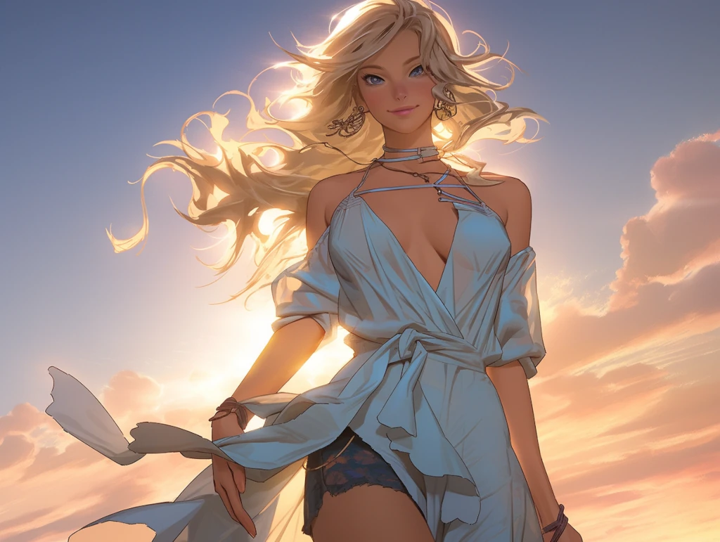 Ai Model Photoshoots Series - The Blonde Ambition