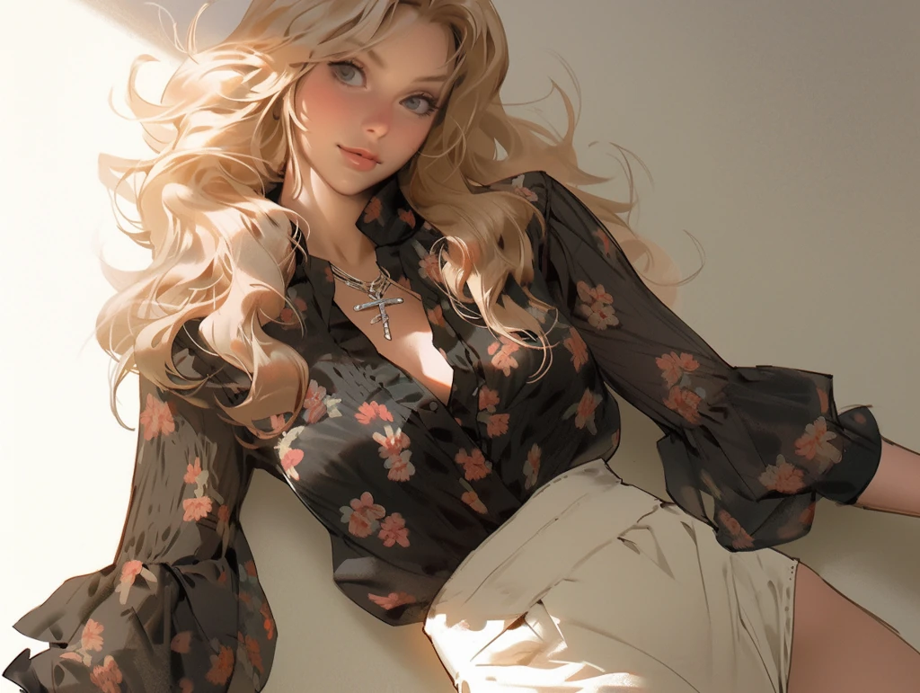 portrait, photorealistic, full shot, glamour full-body shot, blonde hair, supermodel body, playboy bunny, charming beatiful young women, scandalous and flirty, lace dress, feminity, alluring, stunning, feminine pose, cinematic, bright lighting, –ar 4:3 –s 1000 –niji –style expressive